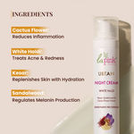 Buy La Pink Ubtan White Haldi Night Cream with 100% Microplastic Free Formula for Blemish, Pigmentation, Dark Spot & Tan Removal | All Skin Type | 50 gm - Purplle