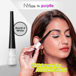 Buy NY Bae Truly Matte Liquid Eyeliner - Worth It White 09 (4.5 ml) | Colored Eyeliner | Waterproof | Long Lasting | Smudgeproof | Quick Dry | Eye Makeup - Purplle