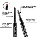 Buy RENEE Superdense Eyebrow Pencil With Spoolie, Helps Fill in Gaps With Precision, One Swipe Application, Waterproof & Smudge-proof, Enriched with Jojoba oil, Shea butter & Vitamin C, Brown, 0.4 gm - Purplle