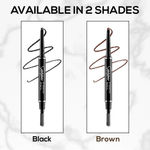 Buy RENEE Superdense Eyebrow Pencil With Spoolie, Helps Fill in Gaps With Precision, One Swipe Application, Waterproof & Smudge-proof, Enriched with Jojoba oil, Shea butter & Vitamin C, Brown, 0.4 gm - Purplle