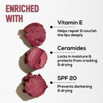 Buy RENEE Colorlock Transfer Not Lip Crayon with Sharpener, Waterproof & Smudgeproof, Lightweight & Long lasting, Ultra Matte Finish, Vitamin E, Ceramide & SPF 20 Infused, 06 Intrigue, 3 gm - Purplle