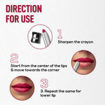 Buy RENEE Colorlock Transfer Not Lip Crayon with Sharpener, Waterproof & Smudgeproof, Lightweight & Long lasting, Highly Pigmented, Ultra Matte Finish, Vitamin E, Ceramide & SPF 20, 07 Daze, 3 gm - Purplle