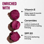 Buy RENEE Colorlock Transfer Not Lip Crayon with Sharpener, Waterproof & Smudgeproof, Lightweight & Long lasting, Highly Pigmented, Ultra Matte Finish, Vitamin E, Ceramide & SPF 20, 08 Impulse, 3 gm - Purplle