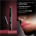 Buy RENEE Poutstay Transfer Proof Lipstick, Smudgeproof & Transferproof, Long Lasting Matte Finish, Easy Glide Application, Infused with Hyaluronic acid, Vitamin E & SPF 20, 02 Ivy, 2 gm - Purplle
