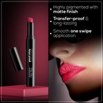 Buy RENEE Poutstay Transfer Proof Lipstick, Smudgeproof & Transferproof, Long Lasting Matte Finish, Easy Glide Application, Infused with Hyaluronic acid, Vitamin E & SPF 20, 03 Aria, 2 Gm - Purplle