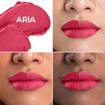 Buy RENEE Poutstay Transfer Proof Lipstick, Smudgeproof & Transferproof, Long Lasting Matte Finish, Easy Glide Application, Infused with Hyaluronic acid, Vitamin E & SPF 20, 03 Aria, 2 Gm - Purplle
