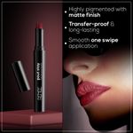 Buy RENEE Poutstay Transfer Proof Lipstick, Smudgeproof & Transferproof, Long Lasting Matte Finish, Easy Glide Application, Infused with Hyaluronic acid, Vitamin E & SPF 20, 04 Lily, 2 gm - Purplle
