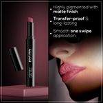 Buy RENEE Poutstay Transfer Proof Lipstick, Smudgeproof & Transferproof, Long Lasting Matte Finish, Easy Glide Application, Infused with Hyaluronic acid, Vitamin E & SPF 20, 08 Lia, 2 gm - Purplle