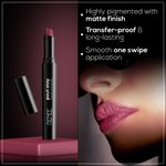 Buy RENEE Poutstay Transfer Proof Lipstick, Smudgeproof & Transferproof, Long Lasting Matte Finish, Easy Glide Application, Infused with Hyaluronic acid, Vitamin E & SPF 20, 09 Kira, 2 gm - Purplle