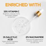 Buy RENEE 15% Vitamin C, 1% Salicylic & 2% Niacinamide Face Serum for Glowing Skin, Reduces Dark Spots, Acne, Fine Lines & Wrinkles, Smoothens, Brightens & Evens Out, for All Skin Type - 30 ml - Purplle