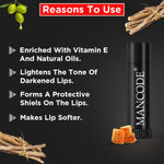 Buy Mancode Ligthening Lip Balm for men, Lightens and Brightens Lips, 4.5 gm - Purplle