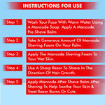 Buy Mancode Shaving Foam for Men Shave Foam Minimizes risk of nicks cuts & razor burn, 500 ml - Purplle