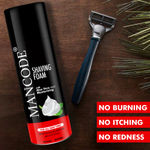 Buy Mancode Shaving Foam for Men Shave Foam Minimizes risk of nicks cuts & razor burn, 500 ml - Purplle