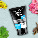 Buy Mancode Facial Foam Face wash for men skin Detoxifying & Anti Roughness with micro exfoliator scrub help to detox and get smoothens skin texture Face Wash for men 100 ml - Purplle
