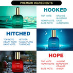 Buy La French Hooked- Hitched & Hope Perfume Valentine Gift Set for Men 90 ml - Purplle