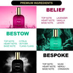 Buy La French Belief- Bestow & Bespoke Perfume Valentine Gift Set for Men 90 ml - Purplle
