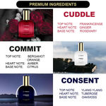 Buy La French Cuddle- Commit & Consent Perfume Gift Set for Rakhi - Gift for Sister 90ml - Purplle