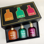 Buy La French Hang Out Look Out & Date Out Perfume Valentine Gift Set for Men & Women 90 ml - Purplle