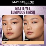 Buy Maybelline New York Super Stay Lumi-Matte Liquid Foundation 30H Longwear yet Light-As-Air, 220, 35 ml - Purplle