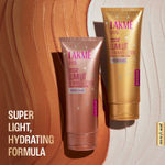 Buy Lakme Lumi Lit Highlighter in Body Lotion with Hyaluronic Acid - Bronze, 100 gm - Purplle