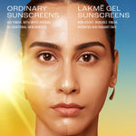 Buy Lakme Sun Expert Gel light Sunscreen, SPF 50 PA+++ | Broad spectrum UVA/B protection | Blue light protection | No White Cast | for all dry, oily, normal skin| Matte Finish 100gm - Purplle