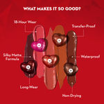 Buy SUGAR Cosmetics LA LA Love Matte Liquid Lipstick | Lasts 18Hrs | Transferproof & Waterproof | 5 ml | 06 Burgundy Bae - Purplle