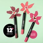 Buy MARS Won't Smudge Won't Budge Crayon Lipstick with 12 hours stay | Matte Finish | Waterproof | Won't Smudge Won't Budge Lip Crayon (3.5 gm) (02-I Am Strong) - Purplle