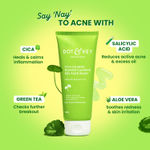 Buy Dot & Key CICA Calming Blemish Clearing Face Wash with Salicylic Acid & Green Tea | Face Wash for Oily, Acne Prone Skin | Acne Clearing Sulphate Free Face Wash for Men & Women | 175 ml - Purplle