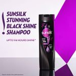 Buy Sunsilk Stunning Black Shine Shampoo 1 ltr - Purplle