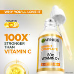 Buy Garnier Vitamin C + Face Serum for Skin Brightening & Anti-Dark Spots|100X Stronger than Vit C |2% Niacinamide 0.5% Salicylic Acid / BHA |Suitable for Oily, Dry, Sensitive Skin |For Men & Women, 15 ml - Purplle