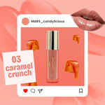 Buy MARS Candylicious Sheer Lip Gloss for Women | Hydrating & High Shine | Lightweight | Non-Sticky | Enriched with Vitamin-E, Hyaluronic Acid & Avocado Ester (4 ml) (03-CARAMEL CRUNCH) - Purplle