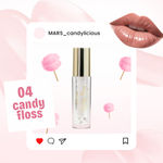 Buy MARS Candylicious Sheer Lip Gloss for Women | Hydrating & High Shine | Lightweight | Non-Sticky | Enriched with Vitamin-E, Hyaluronic Acid & Avocado Ester (4 ml) (04-CANDY FLOSS) - Purplle