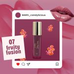 Buy MARS Candylicious Sheer Lip Gloss for Women | Hydrating & High Shine | Lightweight | Non-Sticky | Enriched with Vitamin-E, Hyaluronic Acid & Avocado Ester (4 ml) (07-FRUITY FUSION) - Purplle