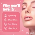 Buy MARS Candylicious Sheer Lip Gloss for Women | Hydrating & High Shine | Lightweight | Non-Sticky | Enriched with Vitamin-E, Hyaluronic Acid & Avocado Ester (4 ml) (11-TOFFEE TWIRL) - Purplle