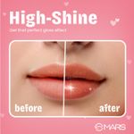 Buy MARS Candylicious Sheer Lip Gloss for Women | Hydrating & High Shine | Lightweight | Non-Sticky | Enriched with Vitamin-E, Hyaluronic Acid & Avocado Ester (4 ml) (11-TOFFEE TWIRL) - Purplle