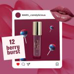 Buy MARS Candylicious Sheer Lip Gloss for Women | Hydrating & High Shine | Lightweight | Non-Sticky | Enriched with Vitamin-E, Hyaluronic Acid & Avocado Ester (4 ml) (12-BERRY BURST) - Purplle