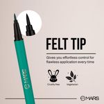 Buy MARS City Stroke Charming Eyes Liquid Eyeliner | Long-lasting | Smudge Proof Eye Liner | Felt Tip for Precise Application | Quick Drying Formula (1 ml) (02-Green) - Purplle