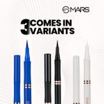 Buy MARS Smudge Proof Liquid Pen Eyeliner with Ultra Fine Tip | Matte Finish & Waterproof (1.5 gm) (White) - Purplle