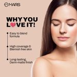 Buy MARS High Coverage Liquid Foundation | Blemish Free & Blendable Foundation for Makeup (40 ml) (SHADE-08) - Purplle