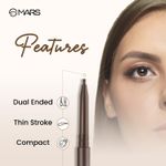 Buy MARS OH Brow Eyebrow Pencil - Brown | 0.1 gm - Purplle