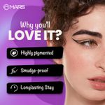 Buy MARS Eyelove Multi Pods Gel Eyeliner & Eyebrow Powder With Dual Ended Brush | Smudge Proof & Water Proof | Long Lasting | Rich Pigmentation | Inbuilt Mirror for Touch-up (3.5 gm) (Black) - Purplle