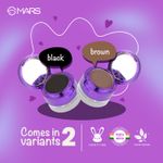Buy MARS Eyelove Multi Pods Gel Eyeliner & Eyebrow Powder With Dual Ended Brush | Smudge Proof & Water Proof | Long Lasting | Rich Pigmentation | Inbuilt Mirror for Touch-up (3.5 gm) (Black) - Purplle