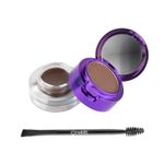 Buy MARS Eyelove Multi Pods Gel Eyeliner & Eyebrow Powder With Dual Ended Brush | Smudge Proof & Water Proof | Long Lasting | Rich Pigmentation | Inbuilt Mirror for Touch-up (3.5 gm) (Brown) - Purplle