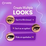 Buy MARS Eyelove Multi Pods Gel Eyeliner & Eyebrow Powder With Dual Ended Brush | Smudge Proof & Water Proof | Long Lasting | Rich Pigmentation | Inbuilt Mirror for Touch-up (3.5 gm) (Brown) - Purplle