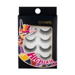 Buy MARS HIGHLASH False Eyelashes for Women Set of 5 | Natural Look for Regular Use | Reusable | Lightweight | Comfortable & Easy to Use | Invisible Band (01-Natural) - Purplle