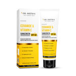 Buy Dr. Sheth's Ceramide & Vitamin C Sunscreen SPF 50+ PA++++ |In-Vivo Tested | For Healthy & Bright Skin | Lightweight & Non Greasy | For UVA/UVB & Blue Light & IR Protection | No white cast | For All Skin Types | For Men & Women | 125 gm - Purplle