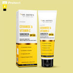 Buy Dr. Sheth's Ceramide & Vitamin C Sunscreen SPF 50+ PA++++ |In-Vivo Tested | For Healthy & Bright Skin | Lightweight & Non Greasy | For UVA/UVB & Blue Light & IR Protection | No white cast | For All Skin Types | For Men & Women | 125 gm - Purplle