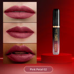 Buy FACES CANADA Comfy Matte Wow Liquid Lipstick - Pink Petal 02, 3.8ml | One Swipe Application | Highly Pigmented | Comfortable Wear | Glides Smoothly | Long Lasting | Transferproof - Purplle