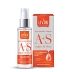 Buy Livon Professional Nourishing Serum for Women & Men | For Softer, Stronger & Frizz-free Hair | With Argan, Shea & Multivitamins | No Paraben, Sulphate or Mineral Oil | All Hair Types | (100 ml) - Purplle