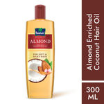 Buy Parachute Advansed Almond enriched Coconut Hair Oil| Almond Hair Oil| Superfoods’ Love| Soft & Silky Hair| (300 ml) - Purplle